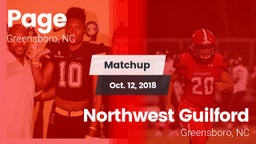 Matchup: Page  vs. Northwest Guilford  2018