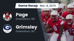 Recap: Page  vs. Grimsley  2019