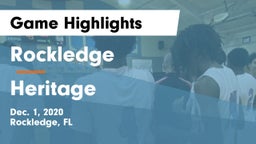 Rockledge  vs Heritage  Game Highlights - Dec. 1, 2020
