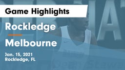 Rockledge  vs Melbourne  Game Highlights - Jan. 15, 2021