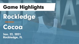 Rockledge  vs Cocoa  Game Highlights - Jan. 22, 2021