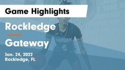 Rockledge  vs Gateway  Game Highlights - Jan. 24, 2022