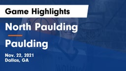North Paulding  vs Paulding  Game Highlights - Nov. 22, 2021