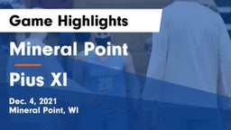 Mineral Point  vs Pius XI  Game Highlights - Dec. 4, 2021