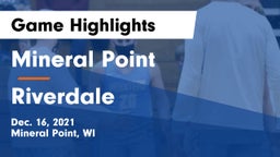 Mineral Point  vs Riverdale  Game Highlights - Dec. 16, 2021