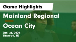Mainland Regional  vs Ocean City  Game Highlights - Jan. 26, 2020