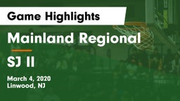 Mainland Regional  vs SJ II Game Highlights - March 4, 2020