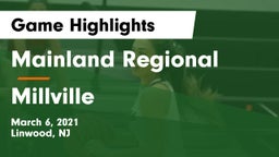 Mainland Regional  vs Millville  Game Highlights - March 6, 2021