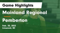 Mainland Regional  vs Pemberton  Game Highlights - Feb. 20, 2023