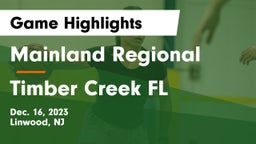 Mainland Regional  vs Timber Creek FL Game Highlights - Dec. 16, 2023