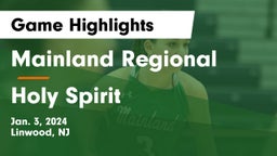 Mainland Regional  vs Holy Spirit  Game Highlights - Jan. 3, 2024