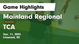 Mainland Regional  vs TCA Game Highlights - Jan. 11, 2024