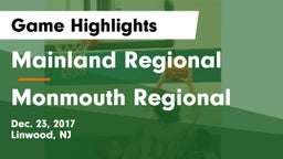 Mainland Regional  vs Monmouth Regional  Game Highlights - Dec. 23, 2017
