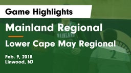 Mainland Regional  vs Lower Cape May Regional  Game Highlights - Feb. 9, 2018