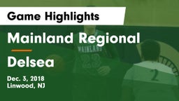 Mainland Regional  vs Delsea  Game Highlights - Dec. 3, 2018