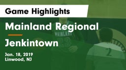 Mainland Regional  vs Jenkintown  Game Highlights - Jan. 18, 2019