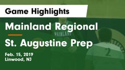Mainland Regional  vs St. Augustine Prep  Game Highlights - Feb. 15, 2019