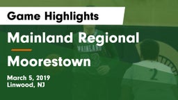 Mainland Regional  vs Moorestown  Game Highlights - March 5, 2019