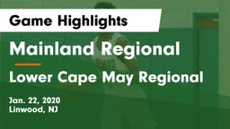 Mainland Regional  vs Lower Cape May Regional  Game Highlights - Jan. 22, 2020