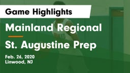 Mainland Regional  vs St. Augustine Prep  Game Highlights - Feb. 26, 2020