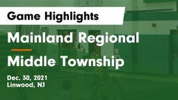 Mainland Regional  vs Middle Township  Game Highlights - Dec. 30, 2021