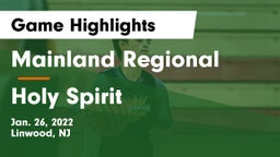 Mainland Regional  vs Holy Spirit  Game Highlights - Jan. 26, 2022