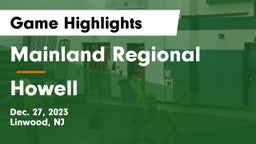 Mainland Regional  vs Howell  Game Highlights - Dec. 27, 2023