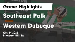 Southeast Polk  vs Western Dubuque  Game Highlights - Oct. 9, 2021