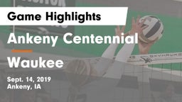 Ankeny Centennial  vs Waukee  Game Highlights - Sept. 14, 2019