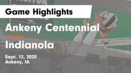 Ankeny Centennial  vs Indianola  Game Highlights - Sept. 12, 2020