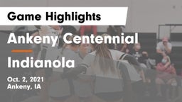 Ankeny Centennial  vs Indianola  Game Highlights - Oct. 2, 2021