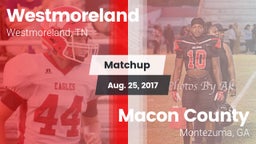Matchup: Westmoreland High vs. Macon County  2017