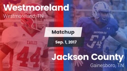 Matchup: Westmoreland High vs. Jackson County  2017