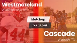 Matchup: Westmoreland High vs. Cascade  2017