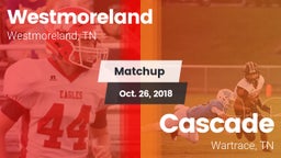 Matchup: Westmoreland High vs. Cascade  2018