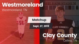 Matchup: Westmoreland High vs. Clay County 2019