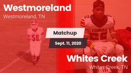 Matchup: Westmoreland High vs. Whites Creek  2020