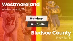 Matchup: Westmoreland High vs. Bledsoe County  2020