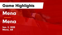 Mena  vs Mena  Game Highlights - Jan. 2, 2020