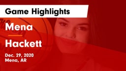 Mena  vs Hackett  Game Highlights - Dec. 29, 2020