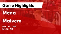 Mena  vs Malvern  Game Highlights - Dec. 14, 2018