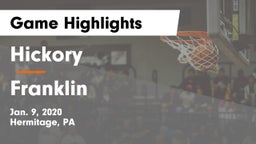 Hickory  vs Franklin  Game Highlights - Jan. 9, 2020