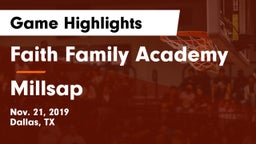 Faith Family Academy vs Millsap Game Highlights - Nov. 21, 2019