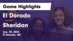 El Dorado  vs Sheridan  Game Highlights - Jan. 28, 2022