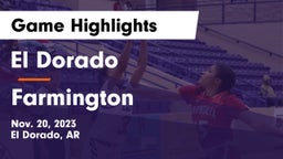 El Dorado  vs Farmington  Game Highlights - Nov. 20, 2023