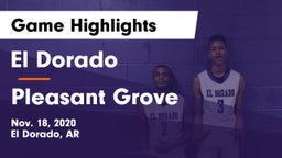 El Dorado  vs Pleasant Grove  Game Highlights - Nov. 18, 2020