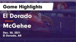 El Dorado  vs McGehee  Game Highlights - Dec. 30, 2021