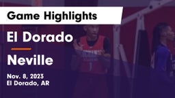 El Dorado  vs Neville  Game Highlights - Nov. 8, 2023