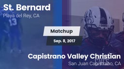 Matchup: St. Bernard High vs. Capistrano Valley Christian  2017