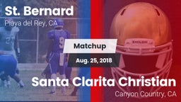 Matchup: St. Bernard High vs. Santa Clarita Christian  2018